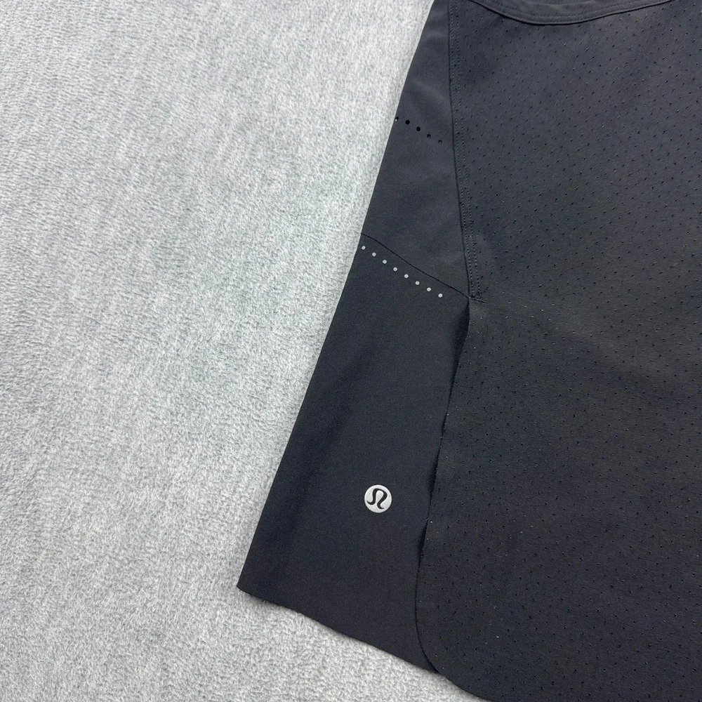 Lululemon Tank Top Womens 8‎ Black Find Your Pace Sleeveless Running Athletic